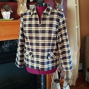Sag Harbor size 18 Plaid Jacket